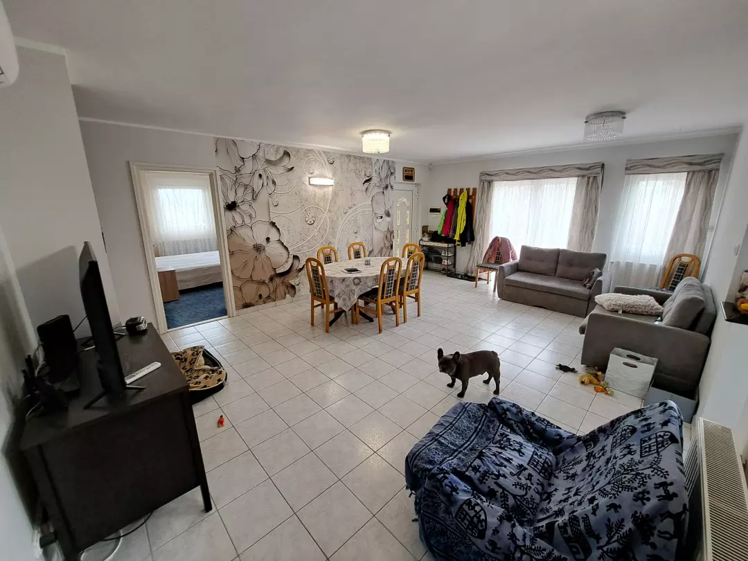 balatonszepezdi panorámás medencés ház - nappali