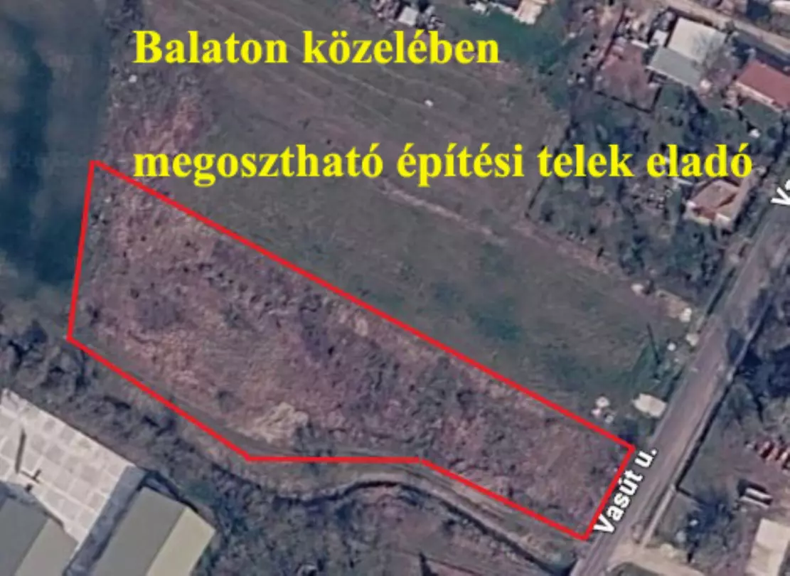 Balaton közeli megosztható építési telek