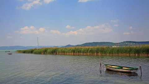 Balaton vizétől 123 méterre ikerház-rész eladó, mely két család szeparált nyaralását biztosítja 