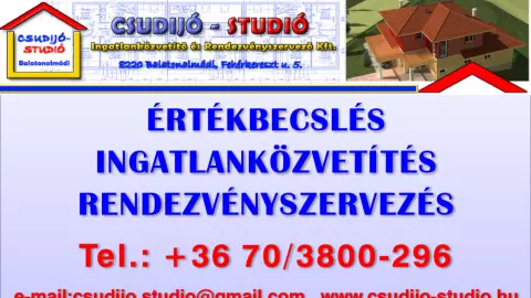 Ingatlanközvetítés nagy tapasztalattal, korrekt feltételekkel